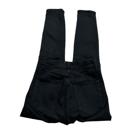 Agolde Roxanne Super High Rise In Jet Skinny Jeans Size 24 - Picture 5 of 12